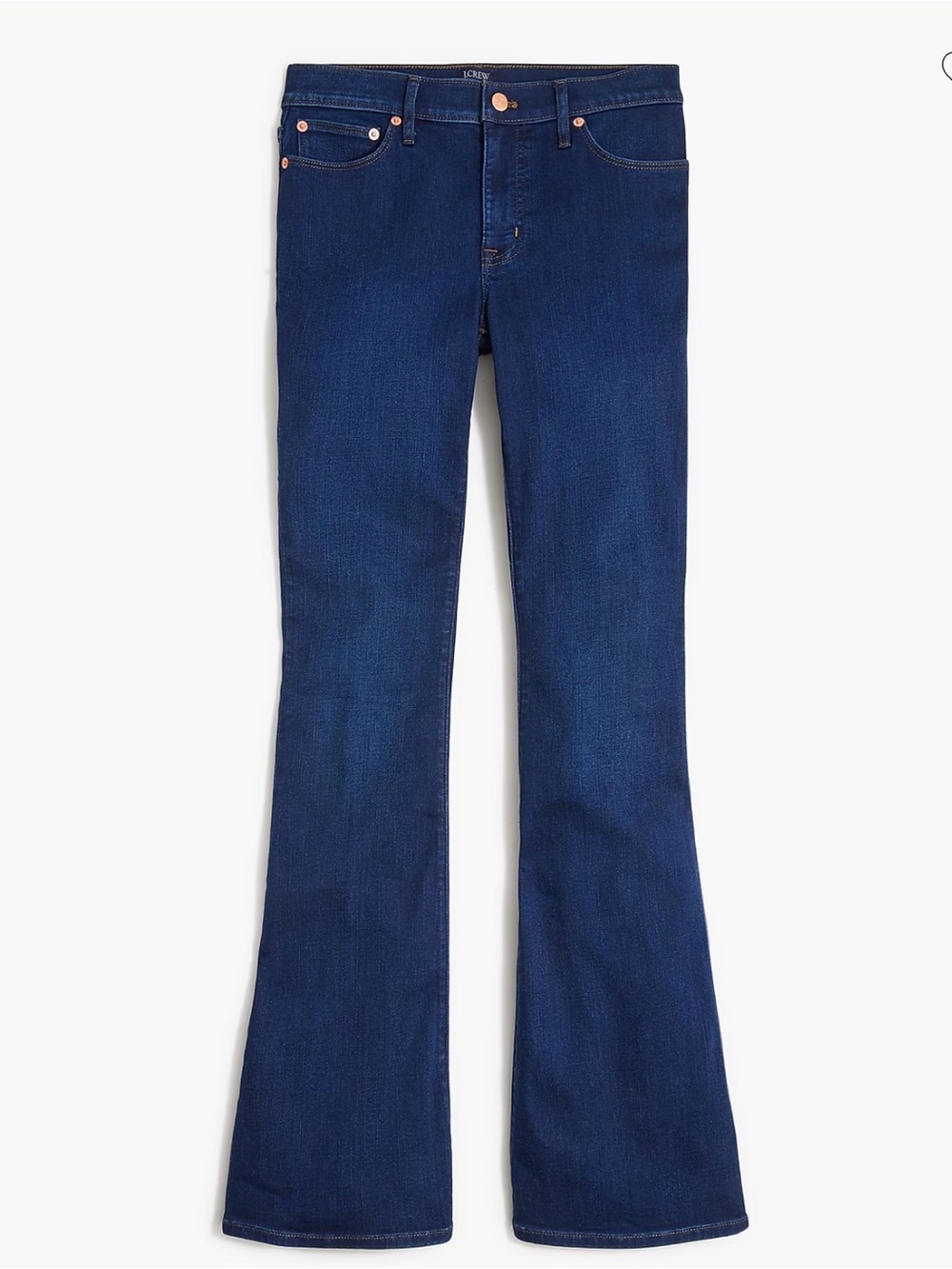 J. Crew Deep Indigo Flare Jeans
